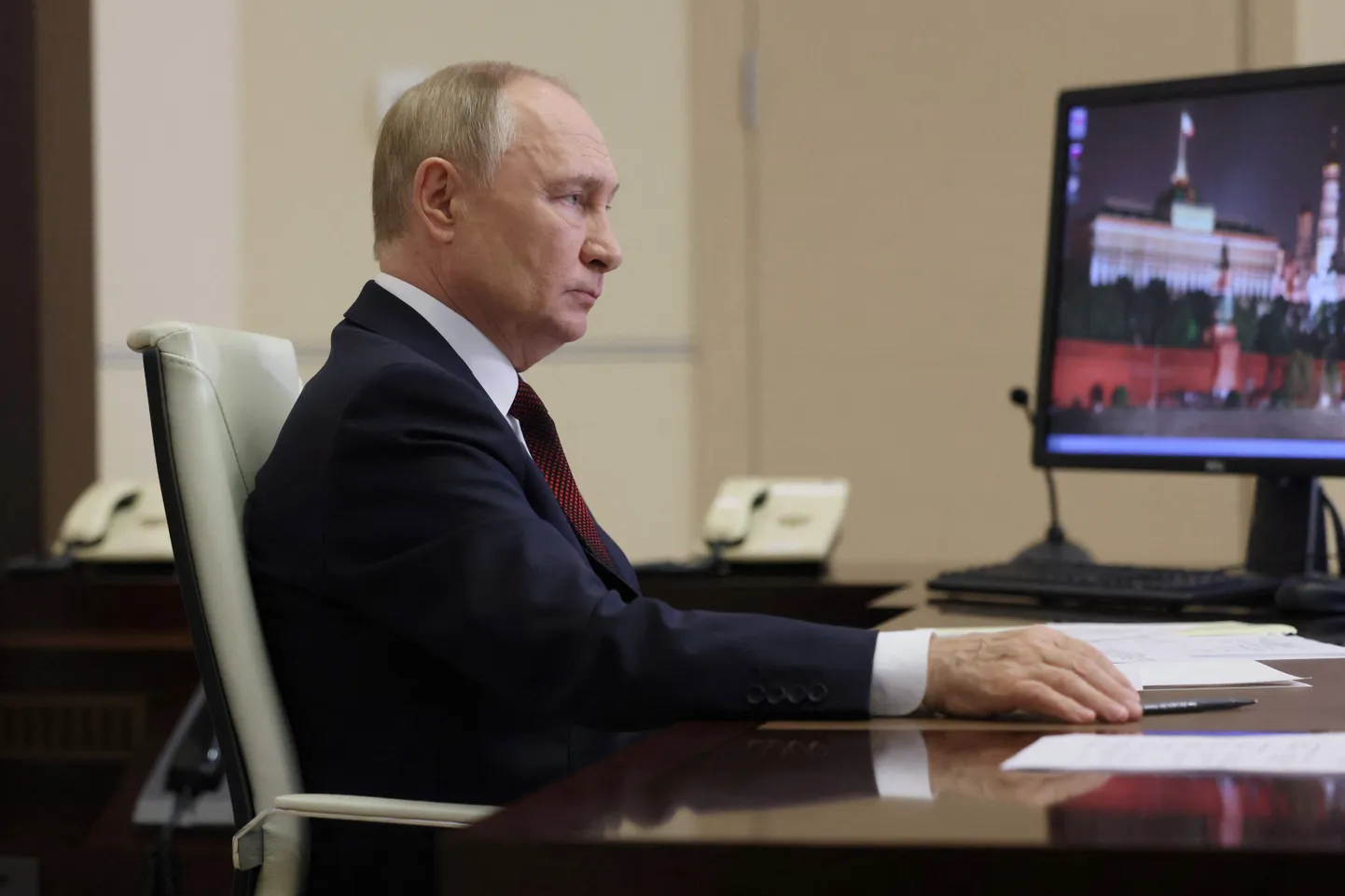 Российский диктатор Владимир Путин