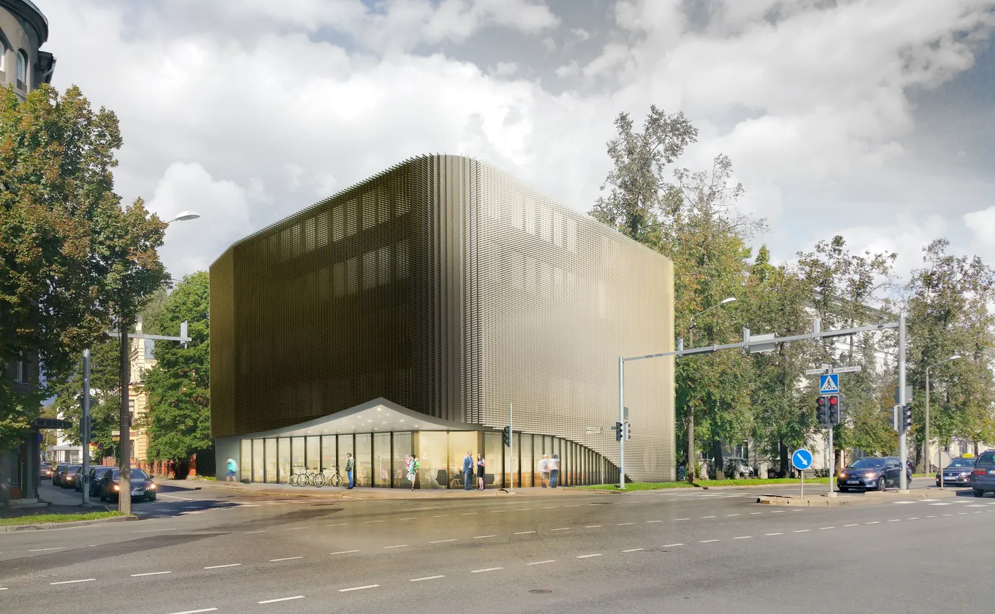 3D-kujutis hoonest, mis kerkib umbes aasta pärast Pepleri 34 krundile.
