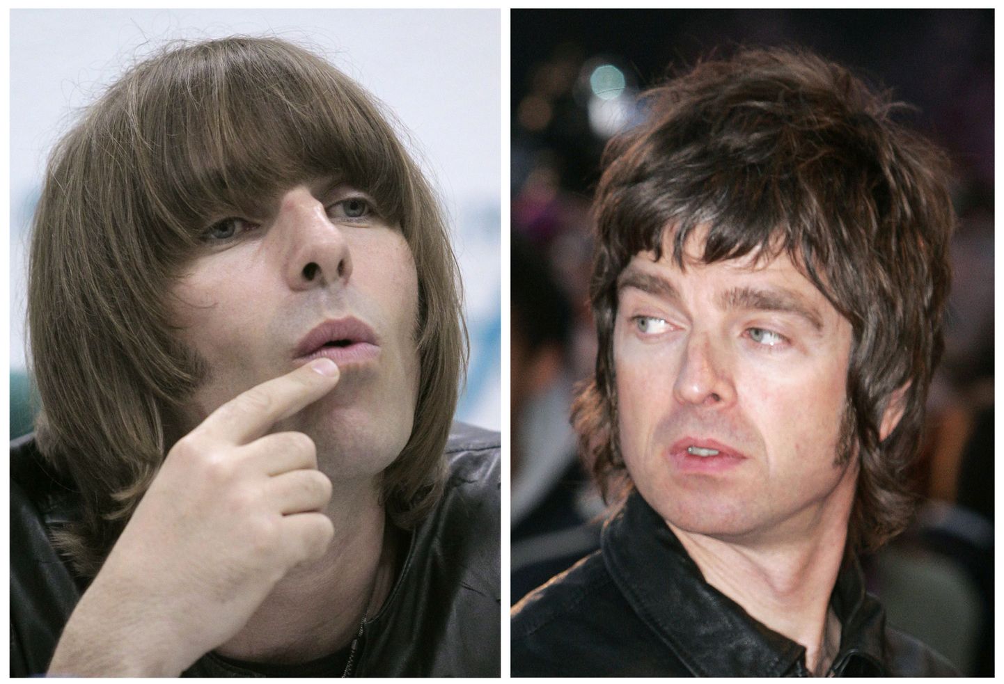 Liam Gallagher (vasakul) ja Noel Gallagher