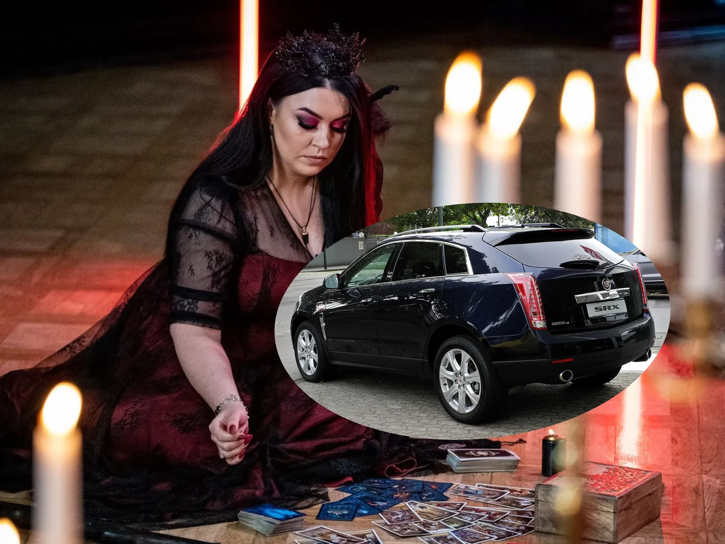 Selgeltnägija Merily Timmer otsib Cadillaci juhti, kes ta autol kummi läbi torkas.
