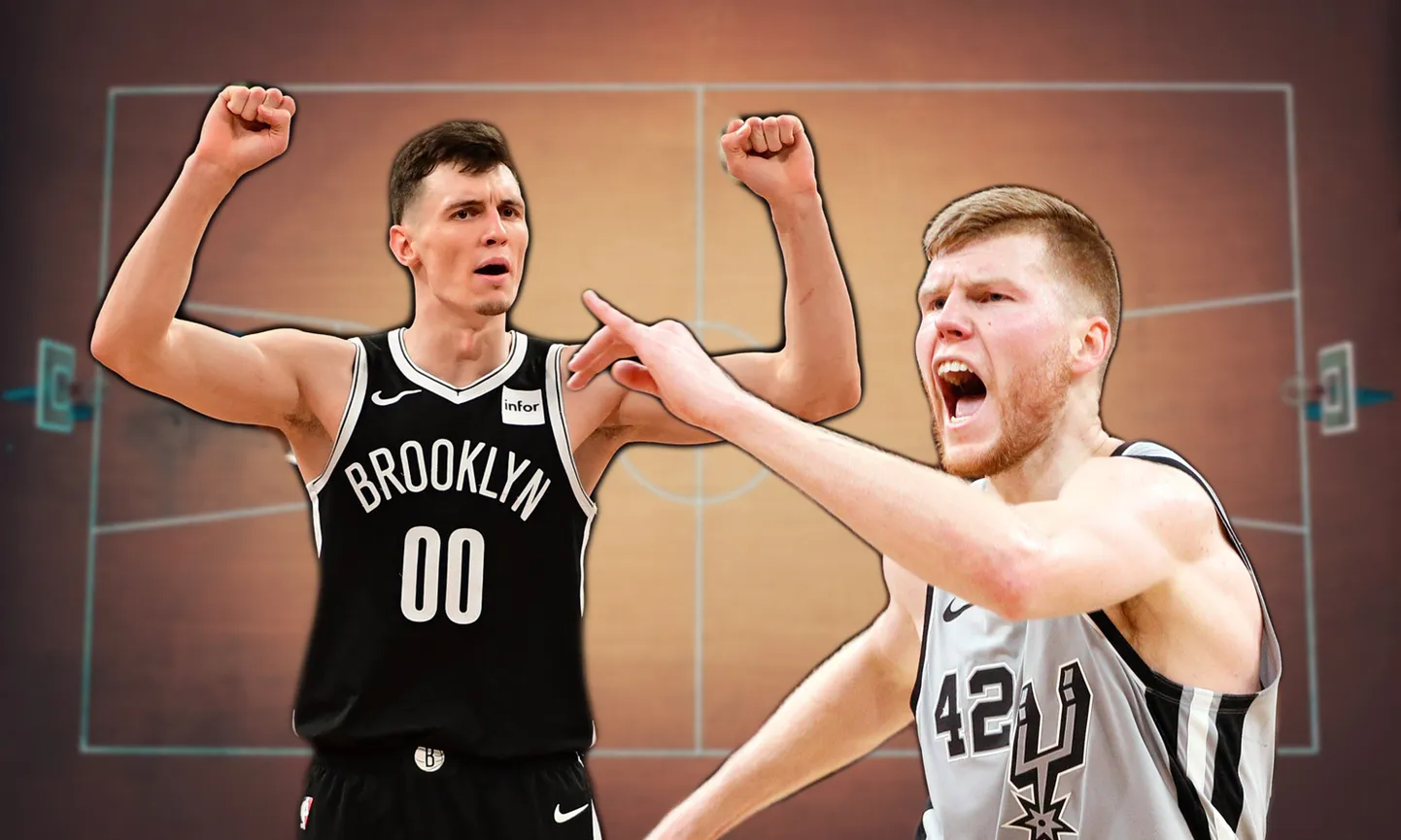Rodions Kurucs un Dāvis Bertāns