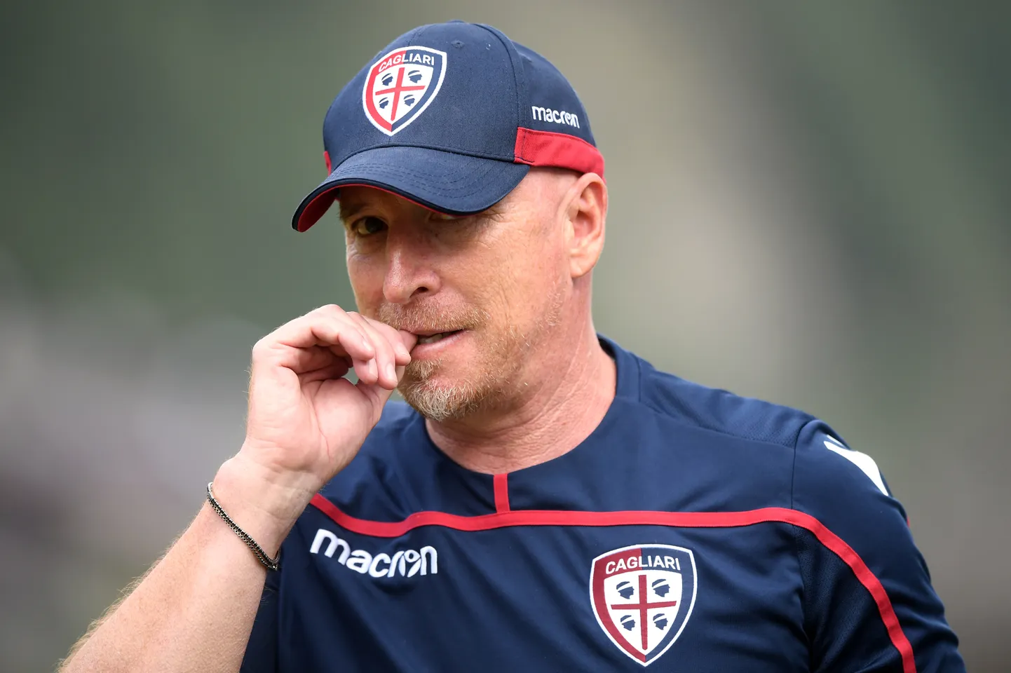 Cagliari jalgpallimeeskonna peatreener Rolando Maran.