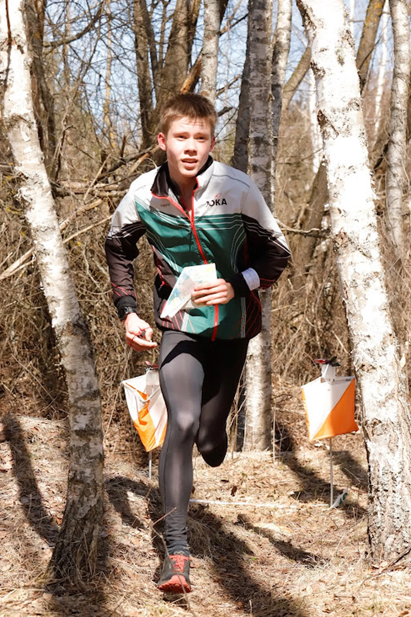 Henri Perillus orienteerumisrajal.