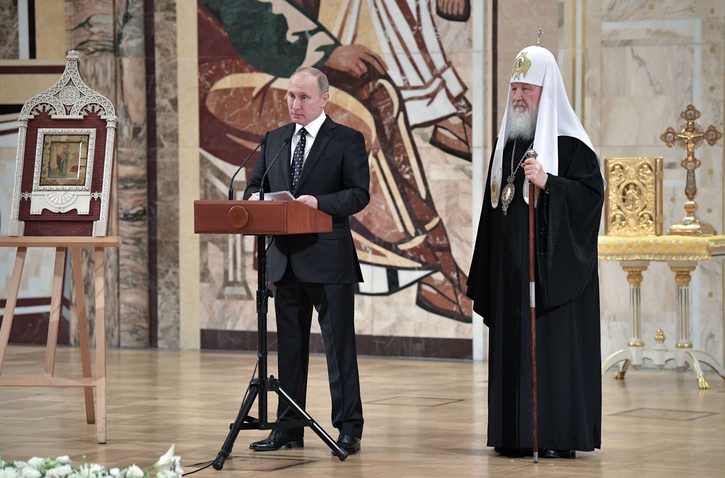 Vene president Vladimir Putin ja patriarh Kirill