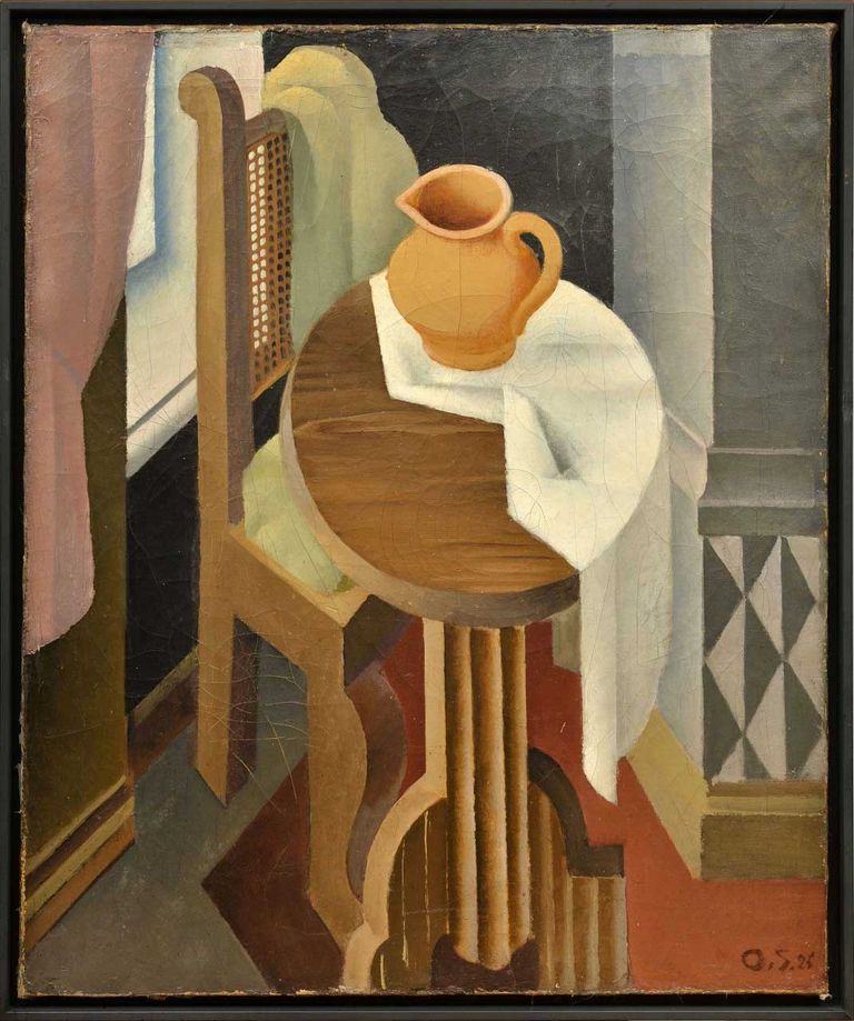 Oto Skulme (1889-1967) "Klusā daba". 1925. audekls, eļļa. 72x60 cm. Sākumcena150 000 eur.