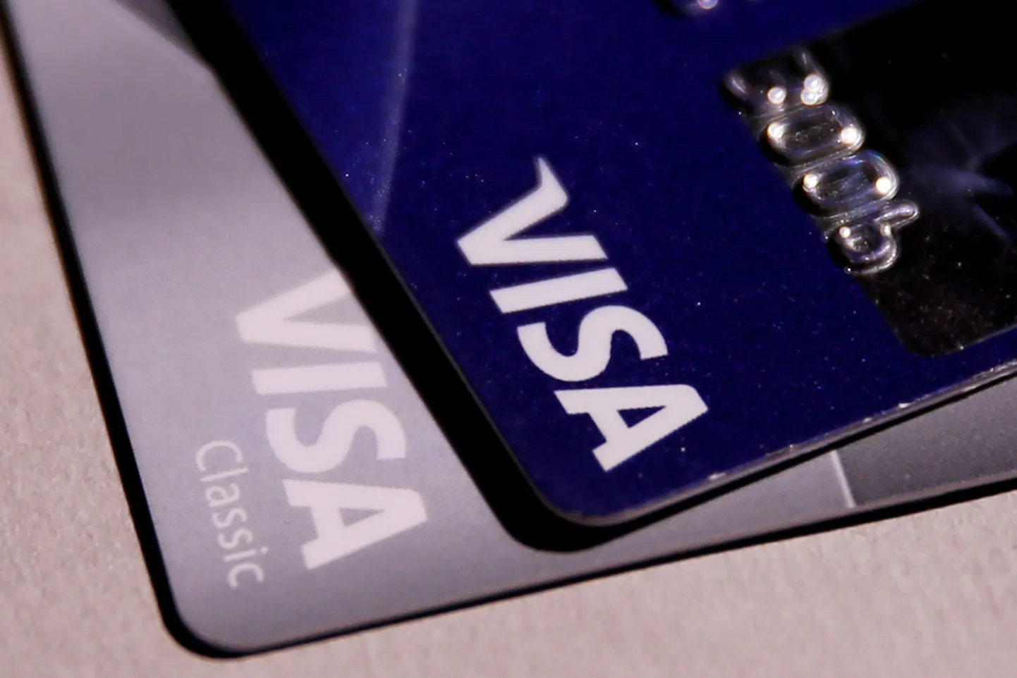 Visa pangakaardid.