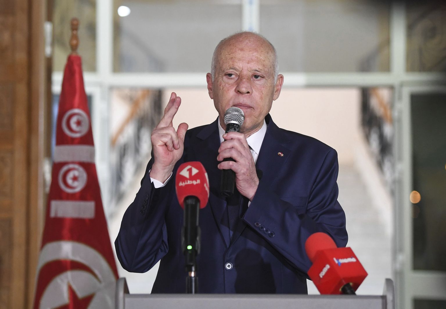Tuneesia president Kais Saied, kes kindlustab parlamendivalimistega oma tunamulluse võimupöörde.