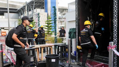 Bangkoki baari tulekahjus hukkus vähemalt 27 inimest
