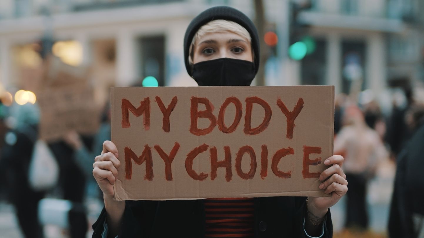 "Minu keha, minu valik." Foto on illustratiivne.