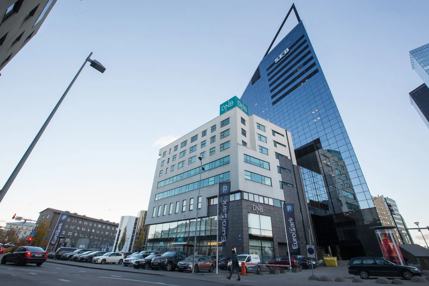 DnB NORDi ja SEBi peahooned Tallinnas.