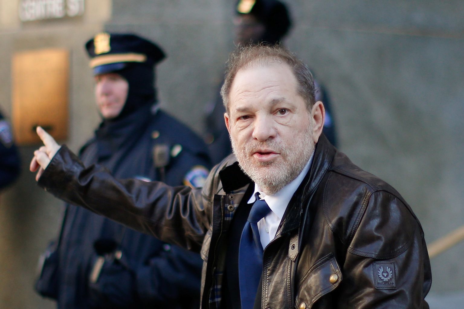 Endine filmiprodutsent Harvey Weinstein 17. jaanuaril 2020 lahkumas New Yorgi kriminaalkohtust