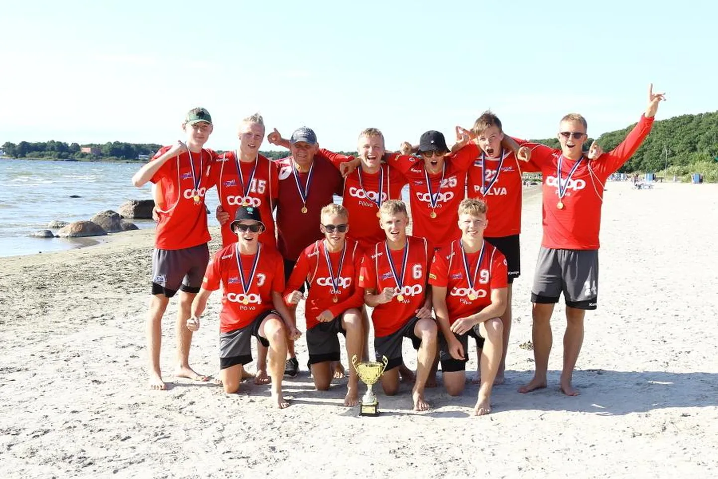 2004. aastal sündinud noormeeste vanuseklassi Eesti meister on Põlva spordikooli tiim.