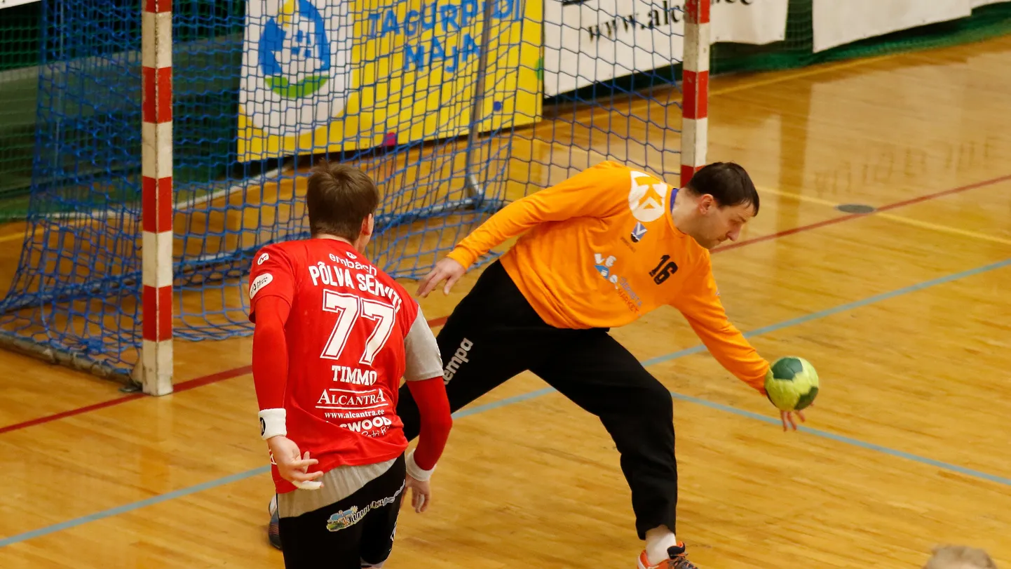 Siim Patrael hoidis heade tõrjetega HC Viimsi/Tööriistamarketit mängus, kuid tiitlikaitsja Põlva Serviti sai siiski 34:26 võidu.