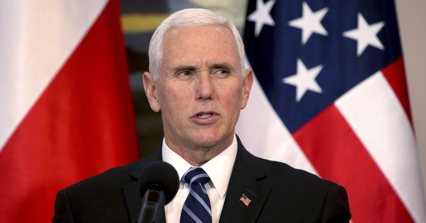 USA asepresident Mike Pence nõudis, et Euroopa Liidu riigid lahkuksid Iraani tuumaleppest.