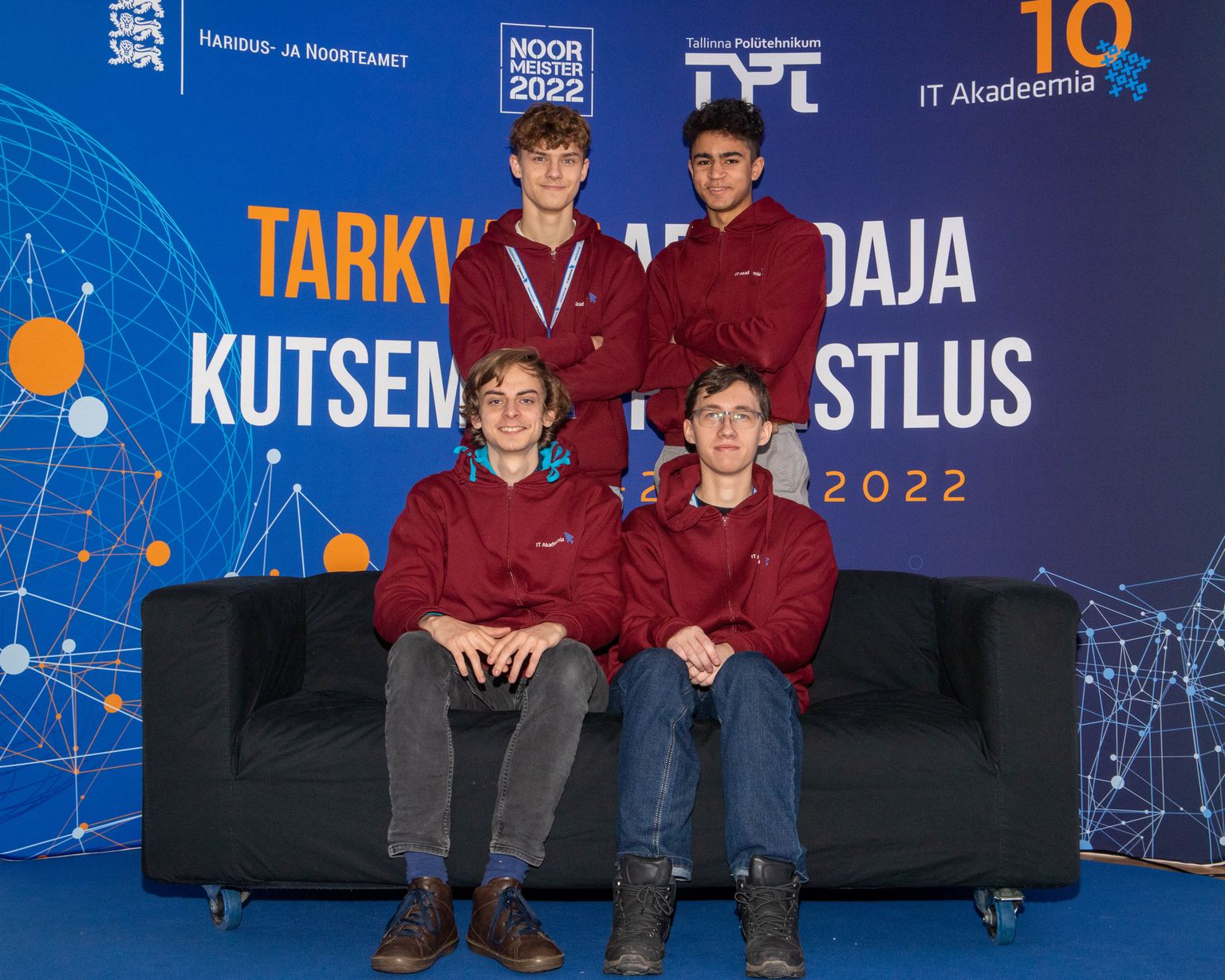 Võitjameeskond koosseisus Ramon Ernits​, Jaan Krohhin​, Erik Petrov ja Alexandros Krenštrauch