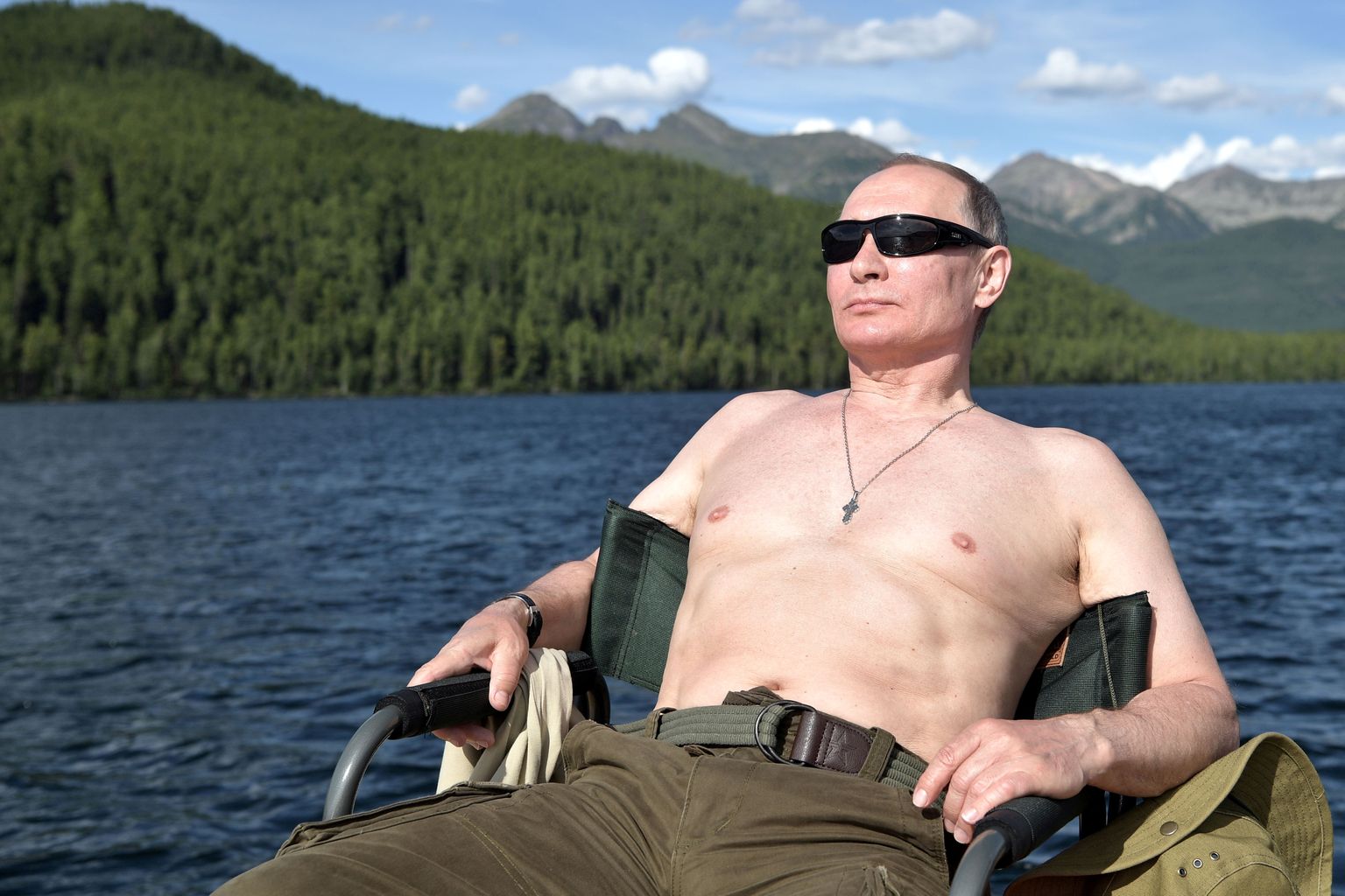 Venemaa president Vladimir Putin puhkamas augustis 2017 Siberis Tõva vabariigis