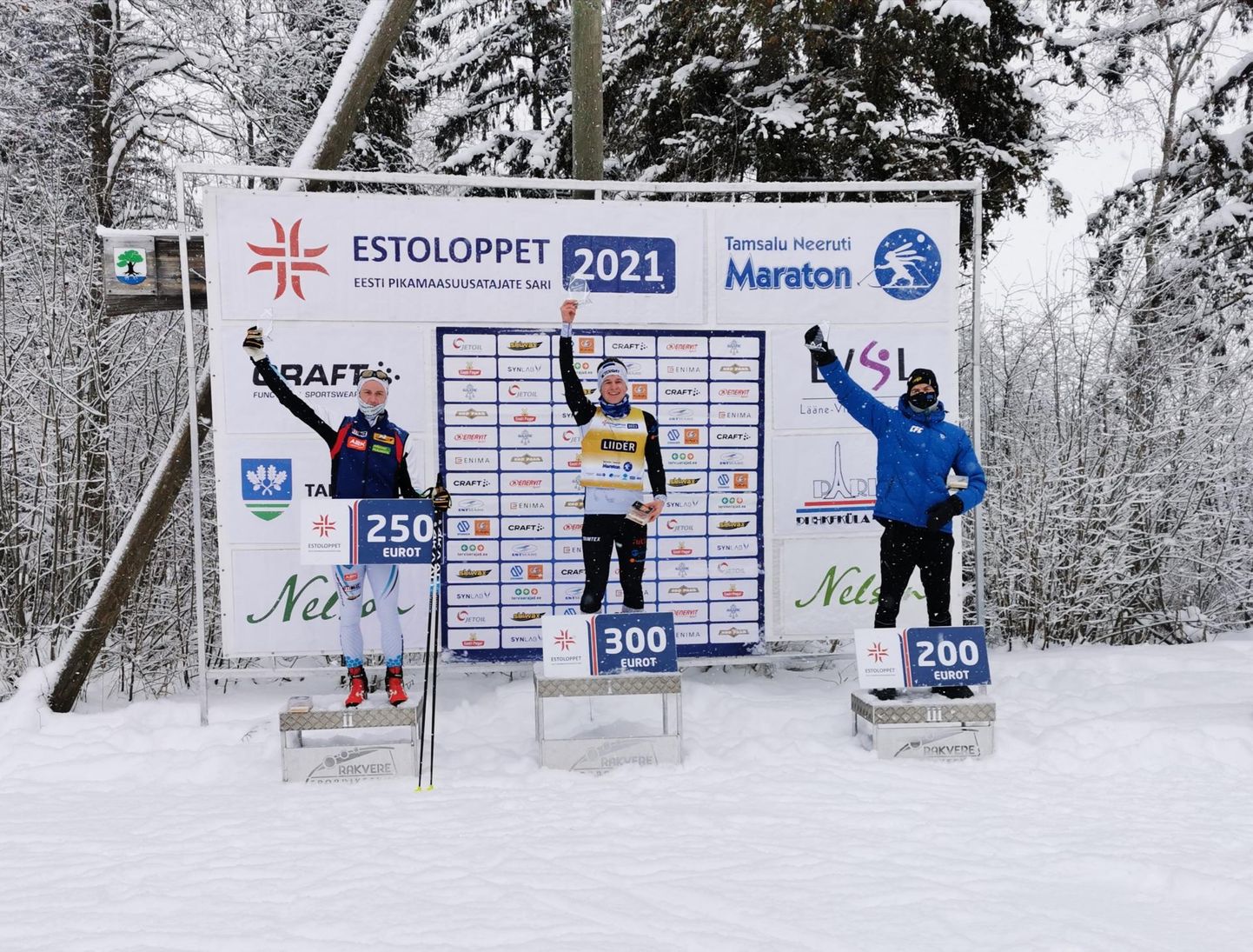 22. Tamsalu–Neeruti maratoni esikolmik: võitis Areal Teami esindaja Sander Linnus, teiseks tuli Martin Nassar Viljandi suusaklubist ja kolmandaks CFC Suusaklubi treener Bert Tippi.