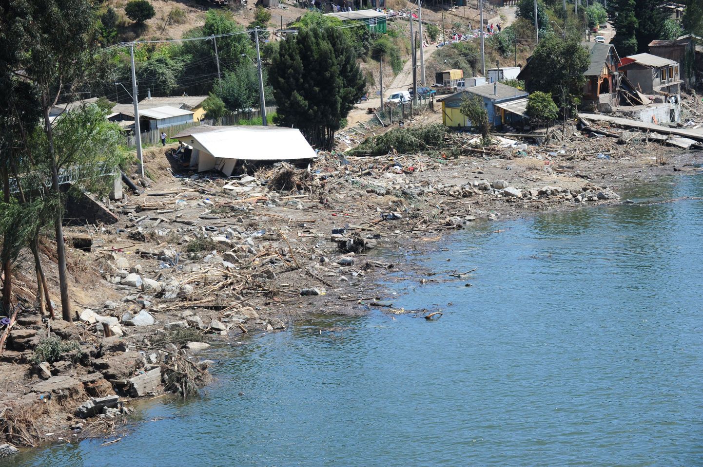 Tšiili rannikualad pärast tsunamit.