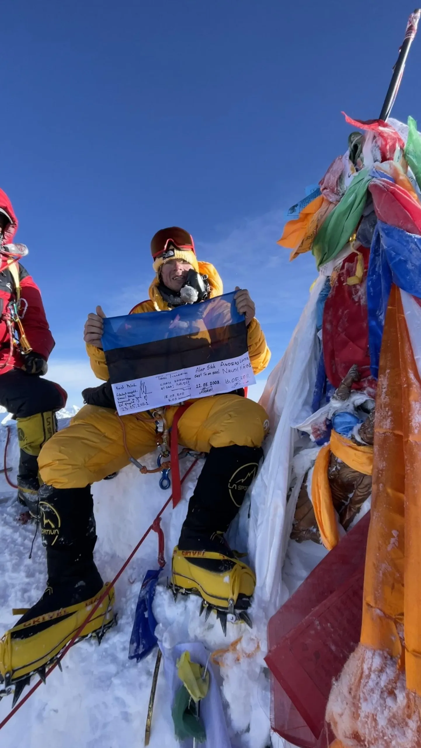 Everesti tippu ronimise viimase kaks tundi olid Kunnar Karu sõnul talle väga nauditavad.