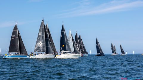 A. Le Coq 69th Muhu Väina regatta sails downwind from Hiiumaa to Muhumaa