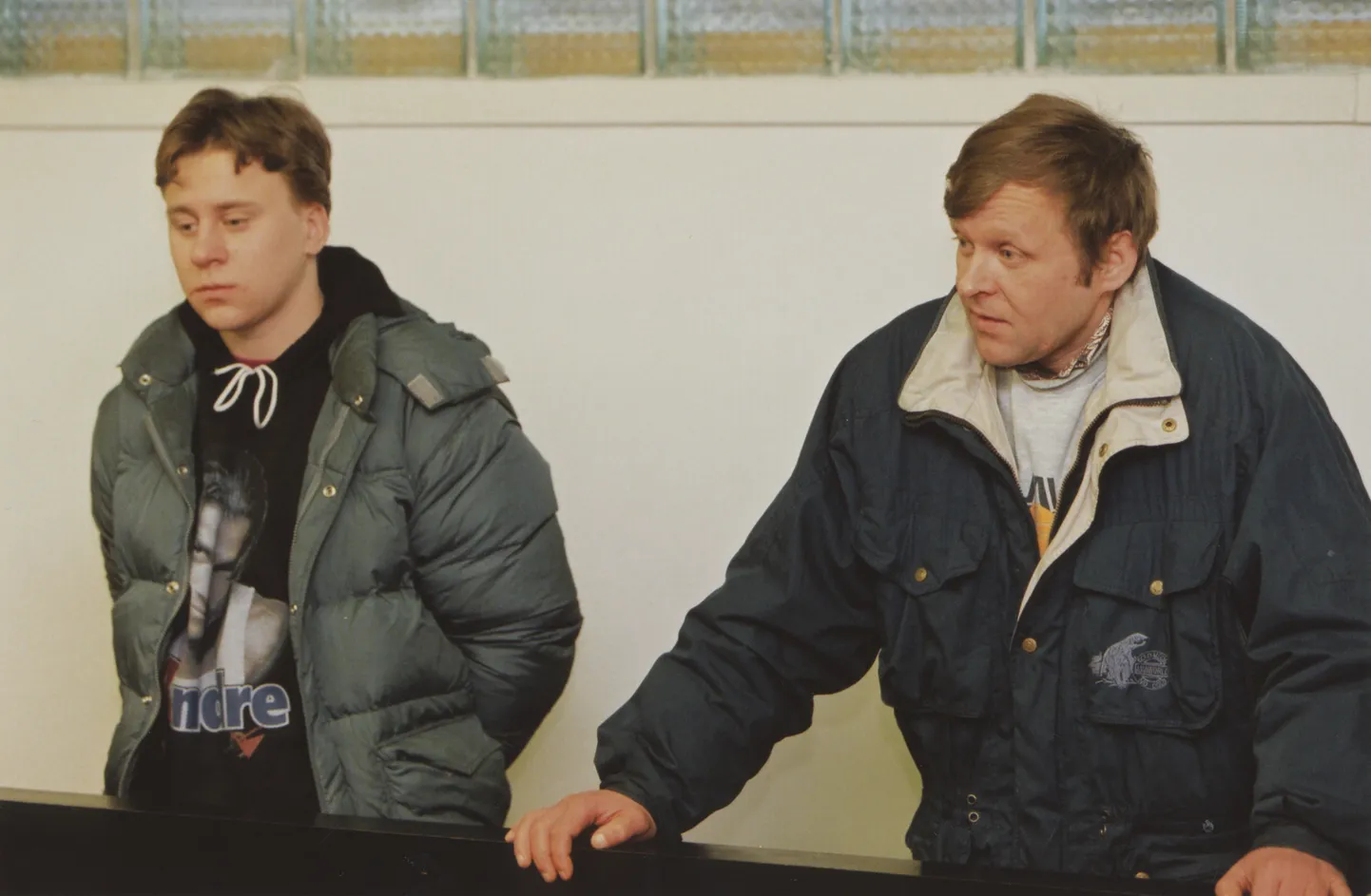 Tallinn, 15.02.1999. Sarimõrvar Aleksandr Rubel ja tema isa Andrei.