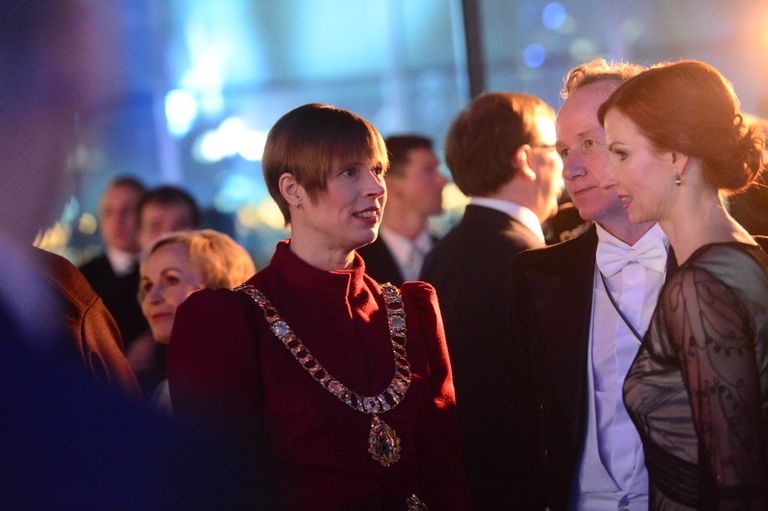 President Kersti Kaljulaid Eesti Rahva Muuseumis.