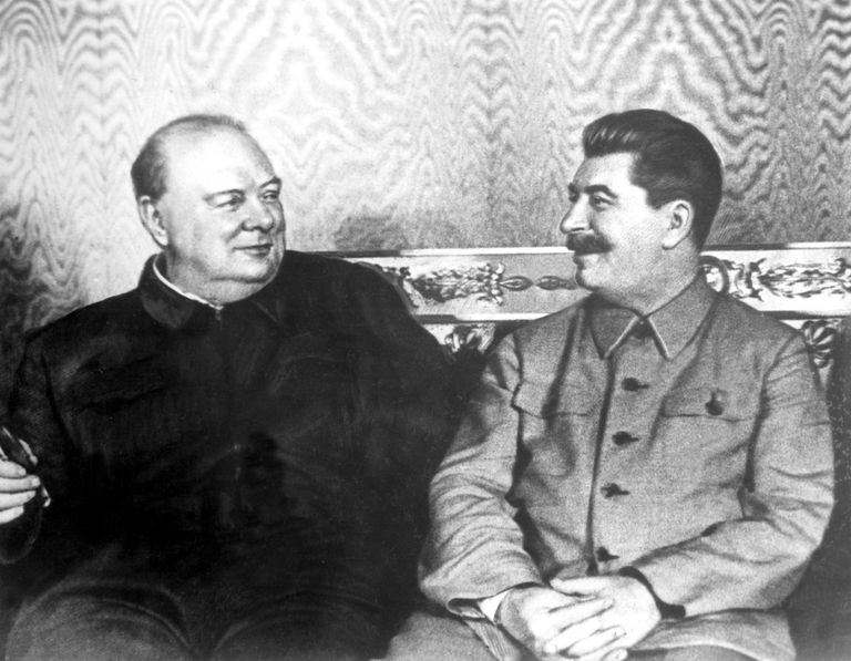 Winston Churchill ja Jossif Stalin. Foto: Scanpix