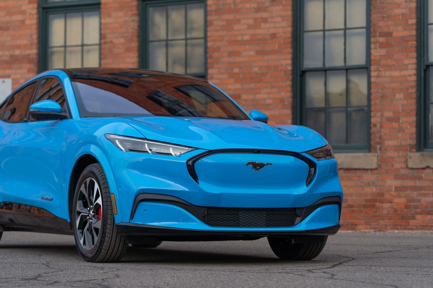 February 11, 2021, USA: A 2021 Mustang Mach-E 4X model outside of the Ford Piquette Avenue Plant in Detroit on January 14, 2021. (Credit Image: © TNS via ZUMA Wire)