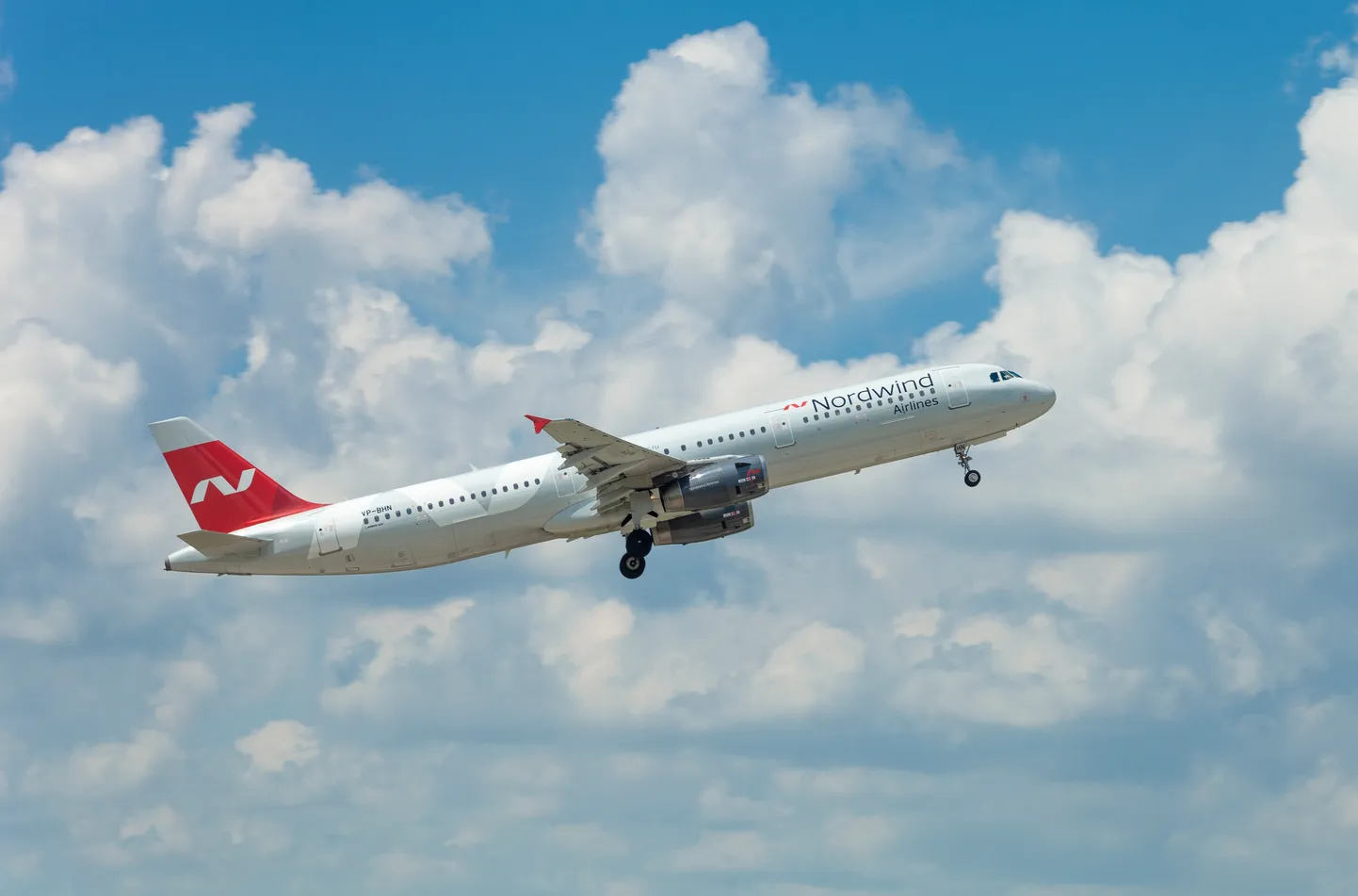 Nordwind Airlines lidmašīna.