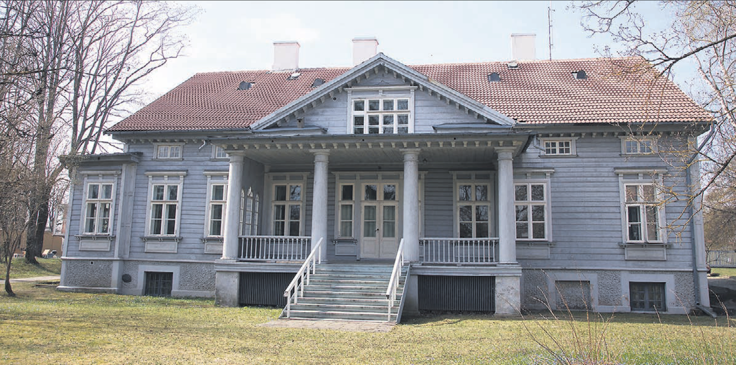 Baeri majana (Veski 4) tuntud Tartu vanima villa tagafassaad.
