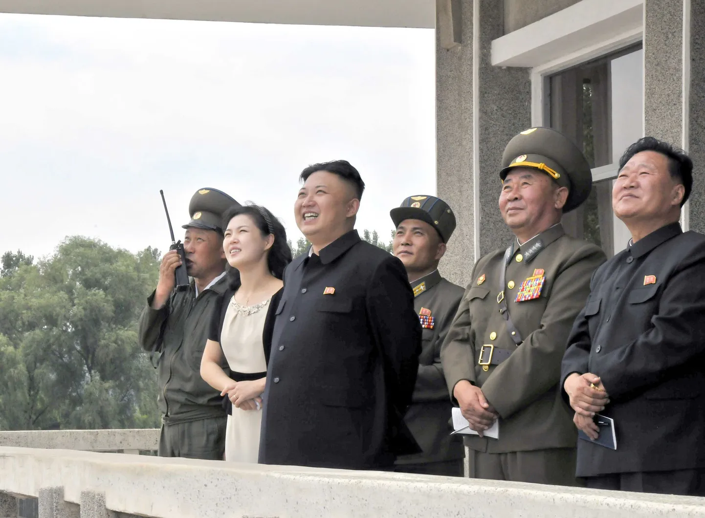 Kim Jong-un ja ta naine Ri Sol-ju