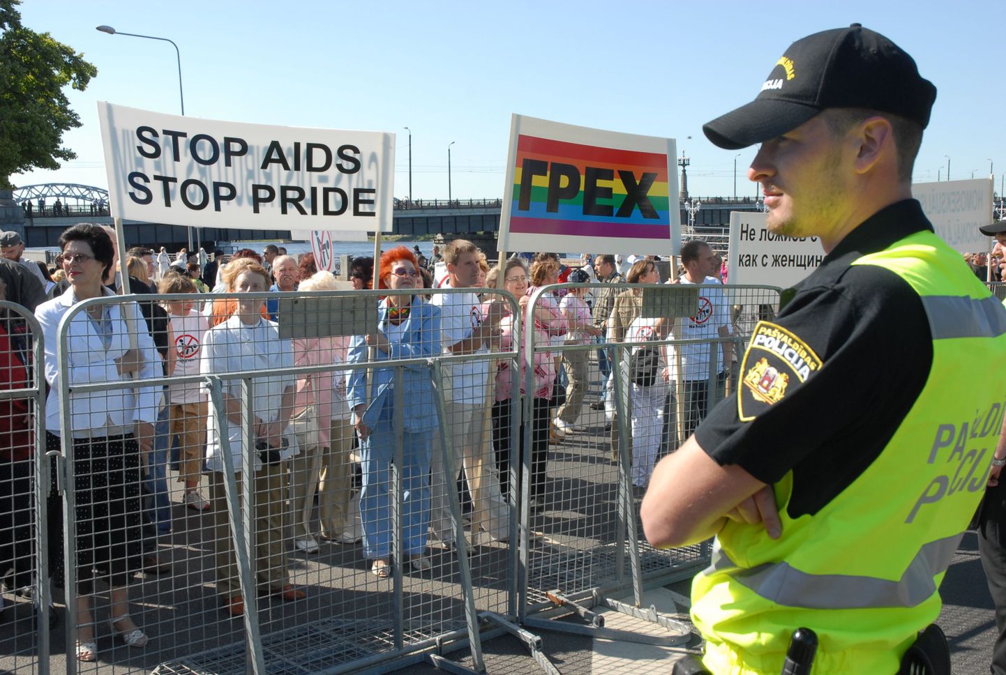 Lätis on ka varem homoparaadide vastu protesteeritud.