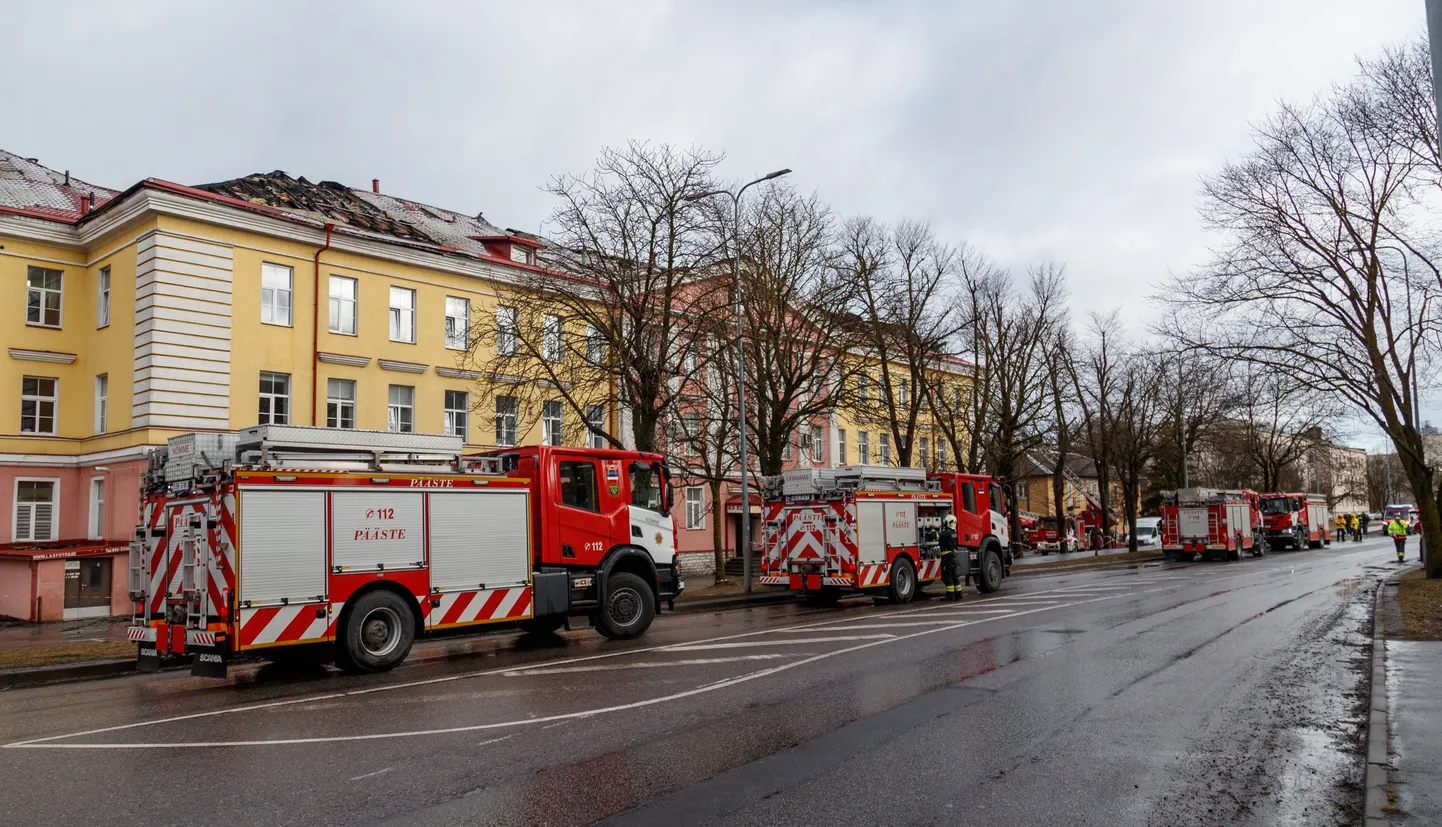 Pae 25 kortermaja põleng 2022. aastal.