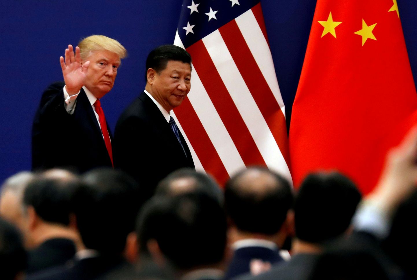 USA president Donald Trump ja Hiina president Xi Jinping