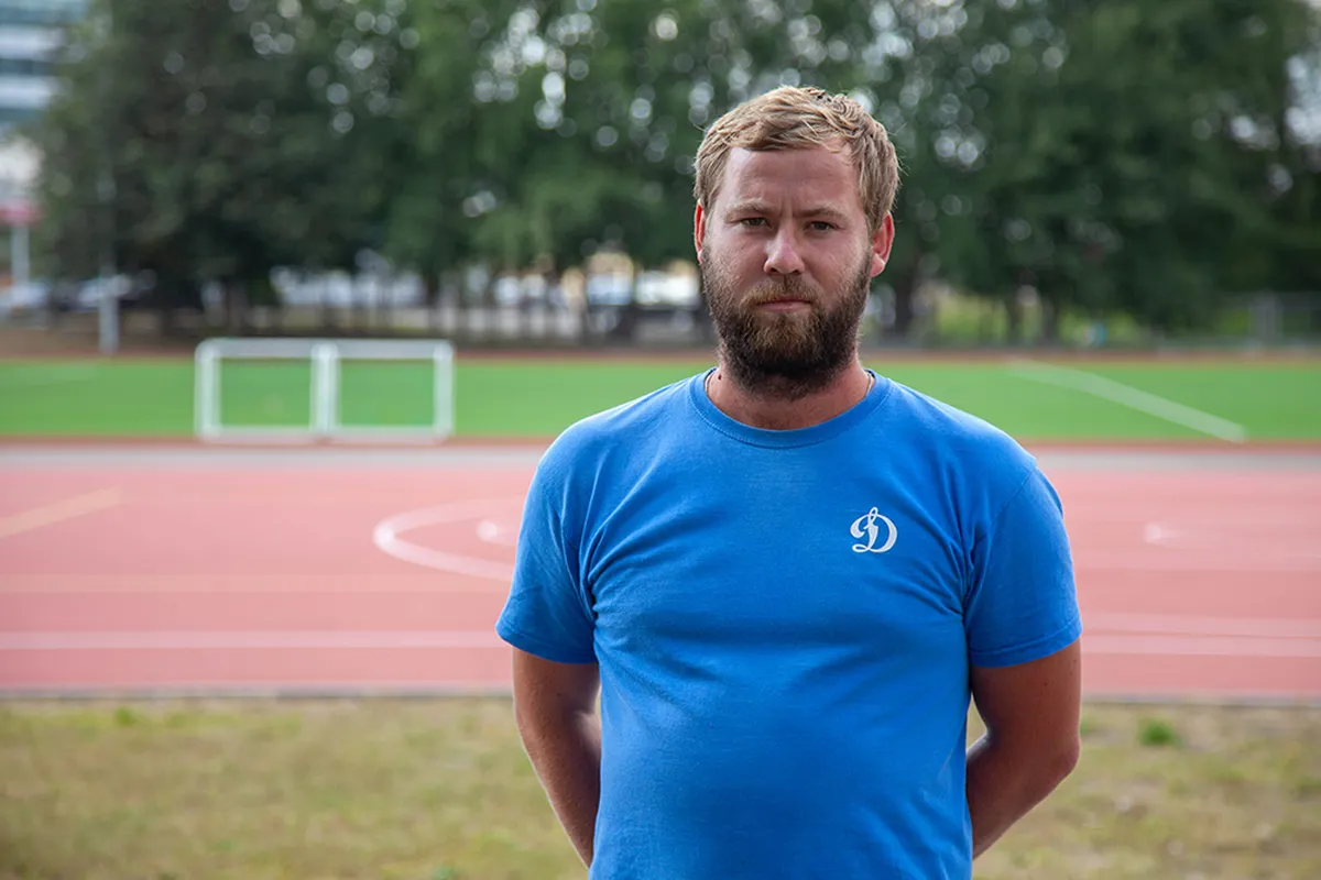 Павел Хохлов - тренер команды "Динамо Рига" (U-13)