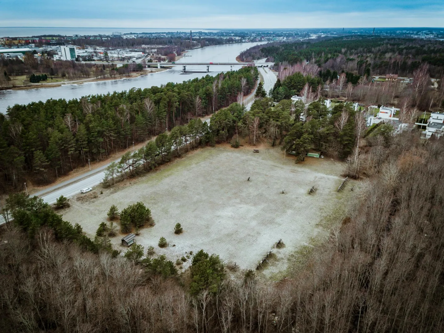 Praegune omanik näeb Pärnu Tammiste tee 6a kinnistul väga suurt potentsiaali. Taamalt paistab Papiniidu sild, mille juurest peaks tulevikus kulgema euroraudtee.