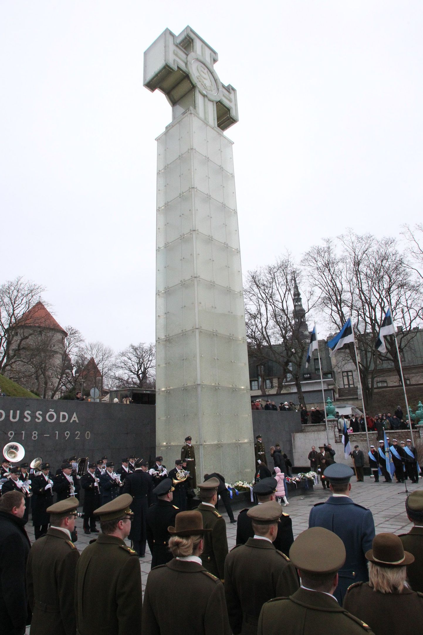 Vabadussõja võidusammas Tallinnas.