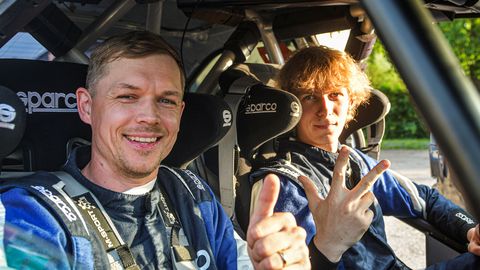 Kārlis Dzenītis un Jānis Strazdiņš RADEX Rally Talsi izcīna otro vietu