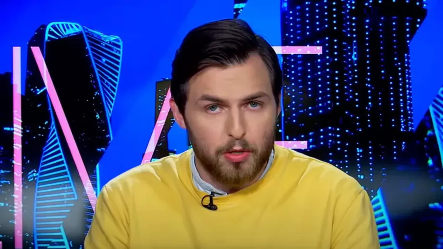 Журналист Алексей Коростелев в эфире "Дождя"
