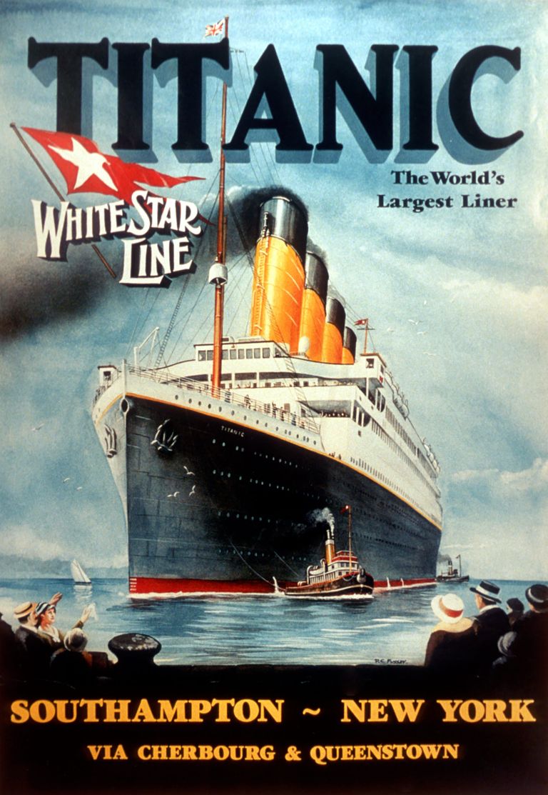 Titanicu reklaamplakat
