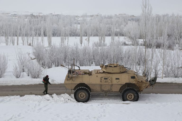 Afganistani valitsusväelane Ghazni provintsis Ida-Afganistanis 29. jaanuaril 2020. 