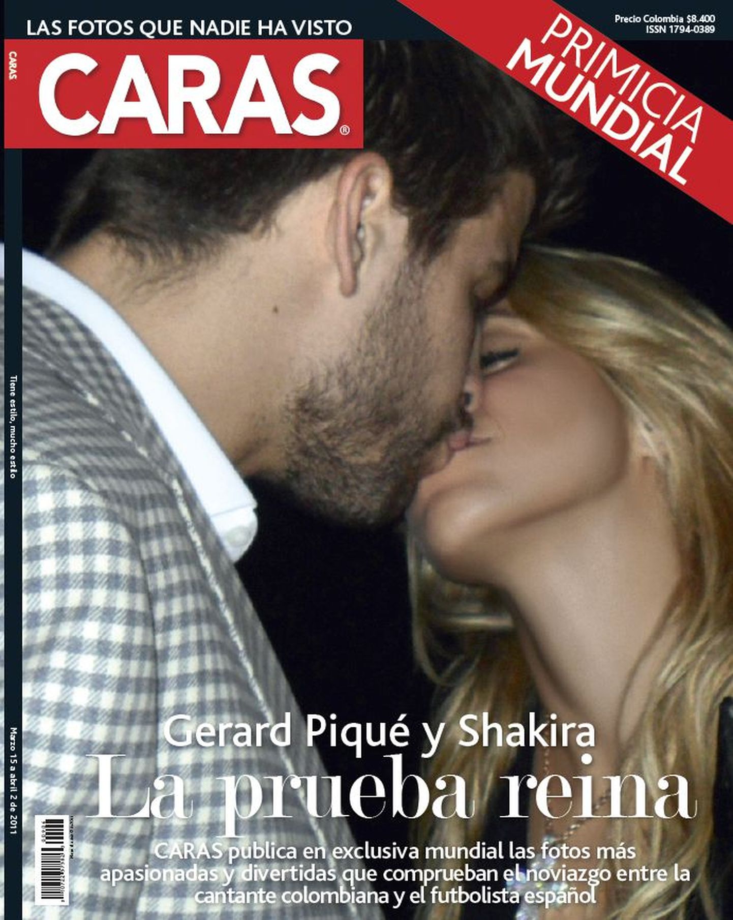 Kallis foto: Gerard Pique ja Shakira suudlus