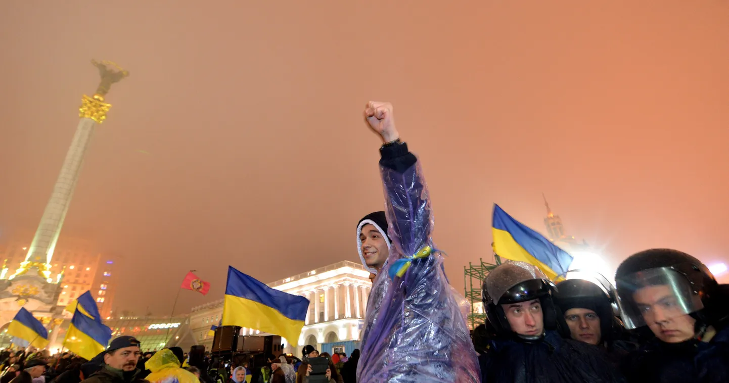 Euroopameelsed ukrainlased protestivad endiselt tänavatel.
