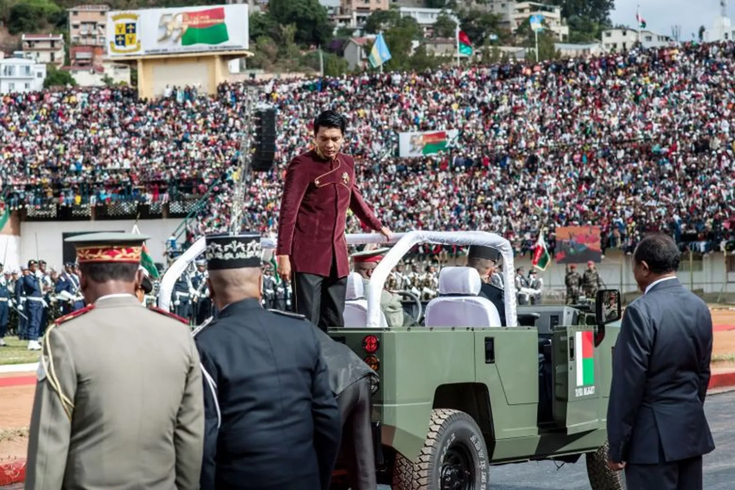 President Andry Rajoelina pidustustel osalemas.