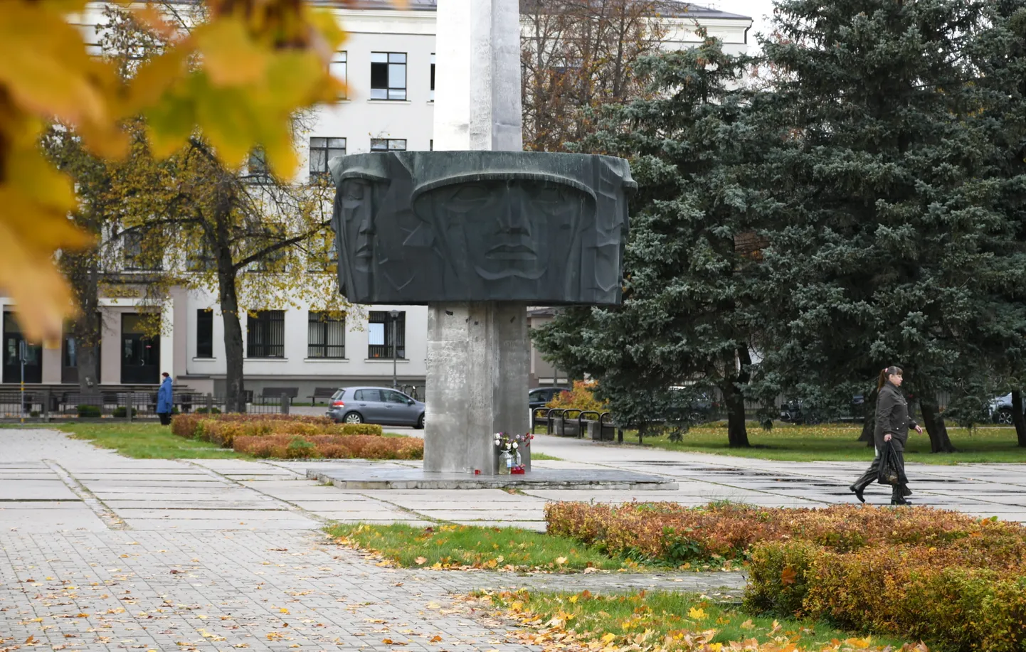 Советский памятник в Даугавпилсе