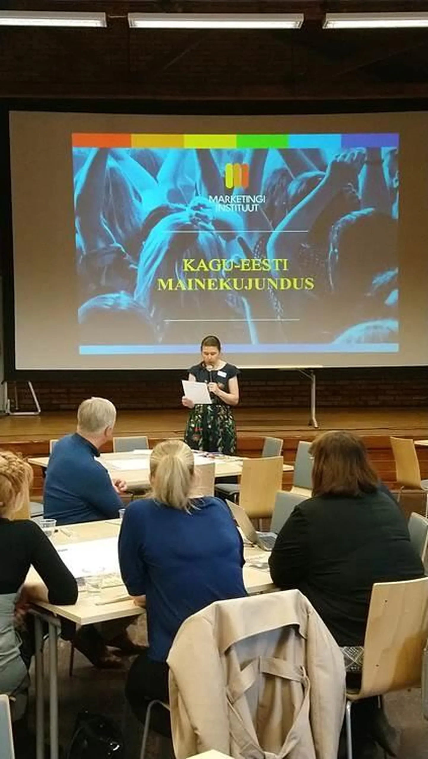 Mõtteid jagas koolitaja Anu-Mall Naarits.
FOTO: Aet Arula-Piir
