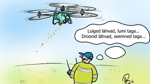 NÄDALA KARIKATUUR ⟩ Droon hakkas põllumeheks