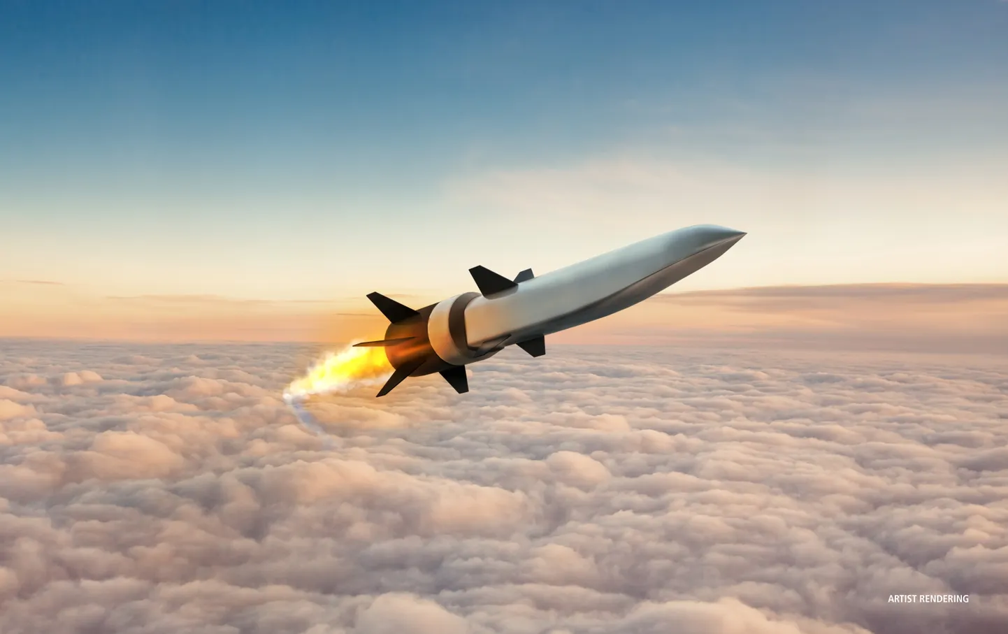 Pildil on kujutatud firma Raytheon Missiles & Defence arendatavat hüperheliraketti.