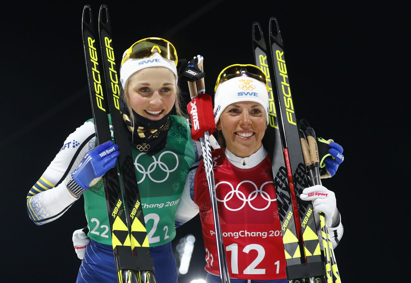 Kahe peale võidetud kaks kulda ja ühtekokku kaheksa olümpiamedalit ei vii sind veel parimate sekka, nagu Charlotte Kalla (paremal) ja Stina Nilsson nüüd teavad.