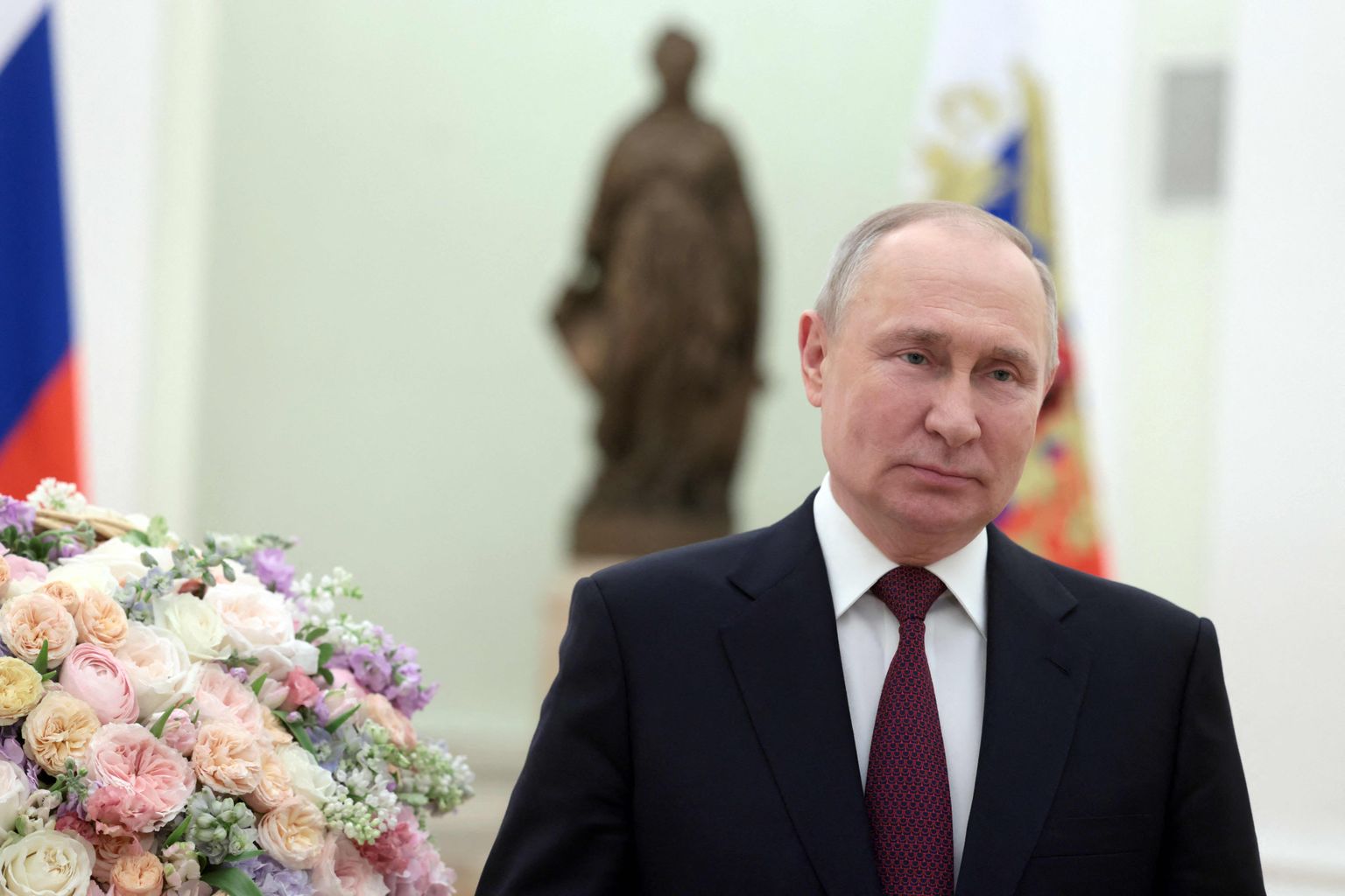 Venemaa president Vladimir Putin pöördus videos rahvusvahelisel naistepäeval 8. märtsil 2023 Vene naiste poole